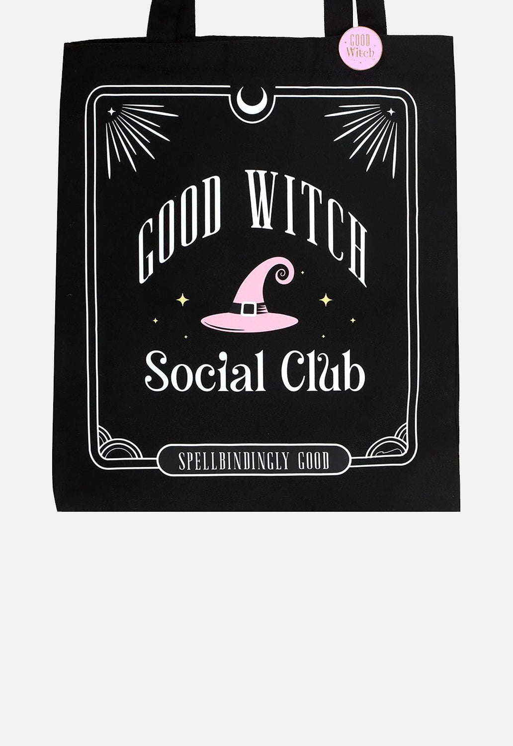 Good Witch Pin Badge Tote Bag