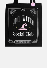 Good Witch Pin Badge Tote Bag