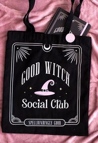 Good Witch Pin Badge Tote Bag