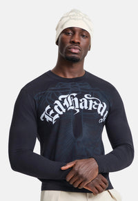 Gothic Skeleton Long Sleeved Top