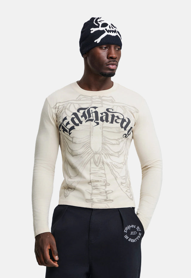 Gothic Skeleton Long Sleeved Top