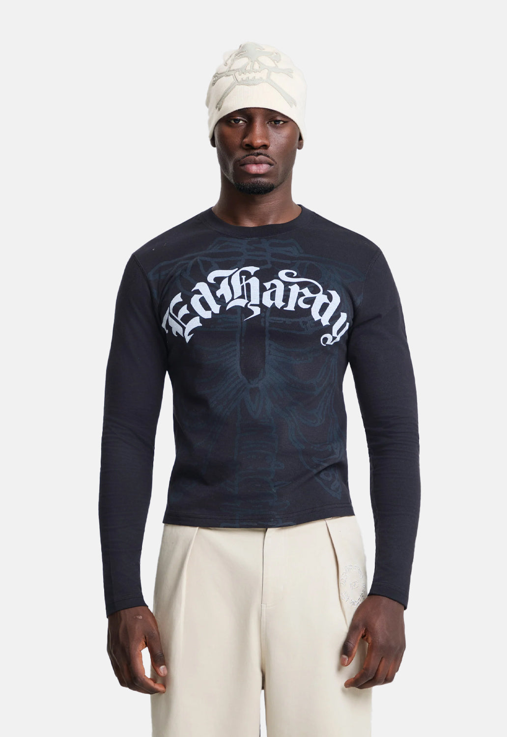 Gothic Skeleton Long Sleeved Top