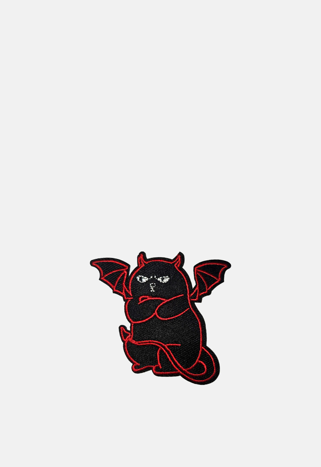 Grumpy Devil Cat Patch