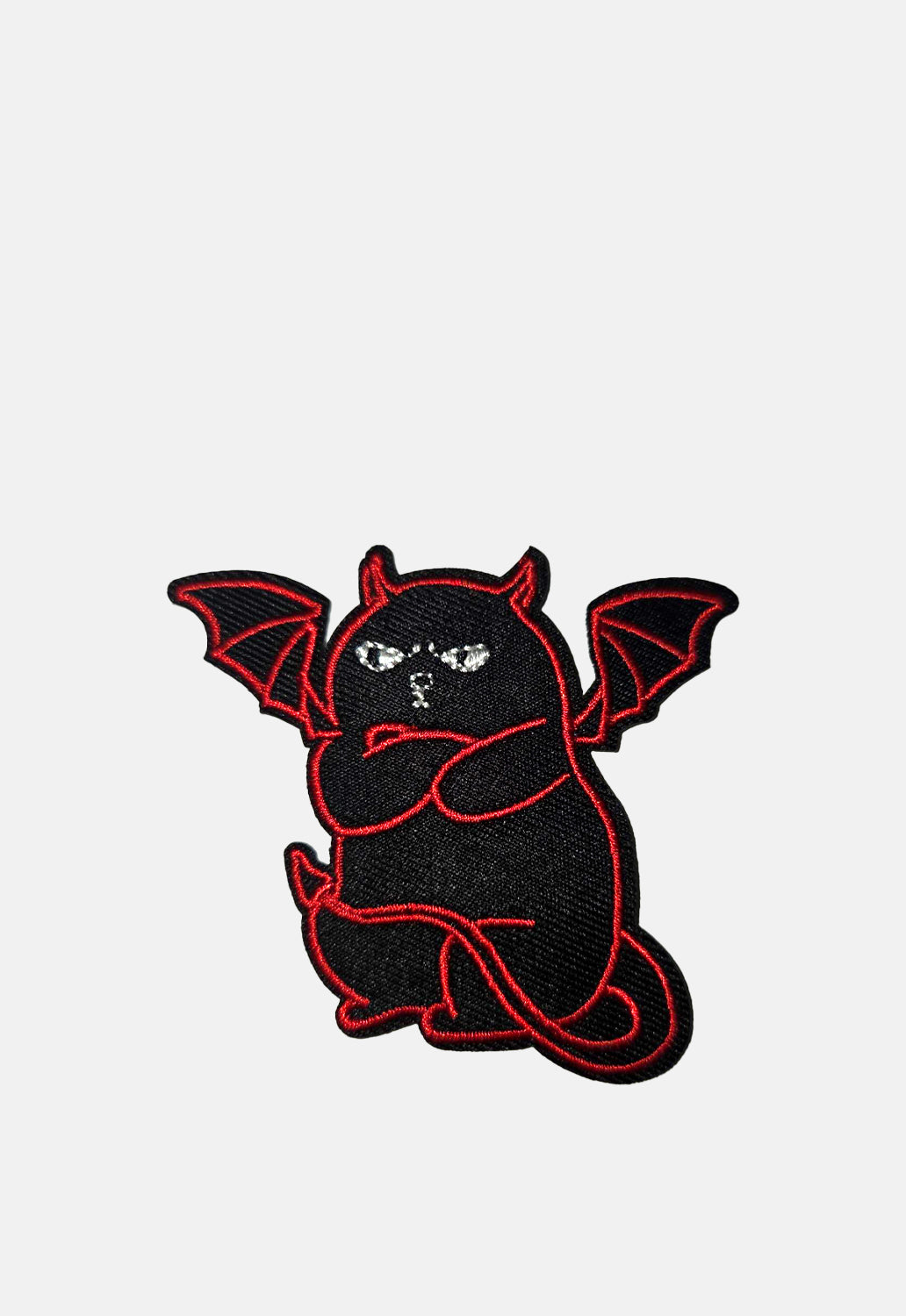 Grumpy Devil Cat Patch