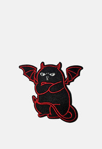 Grumpy Devil Cat Patch