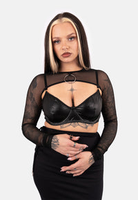 Hella Fishnet Bolero