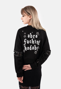 Hexa Lace Up Sleeve Sweater