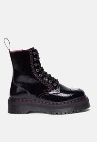 Jadon Distressed Patent Boots