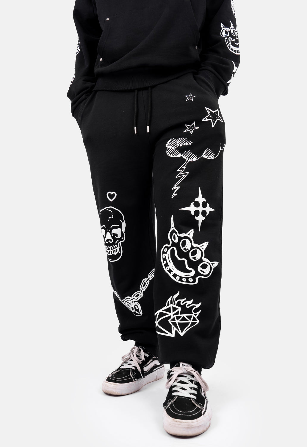 Kane Tattoo Printed Joggers