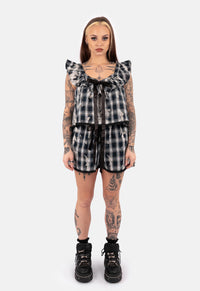 Karla Ruffle Sleeve Top