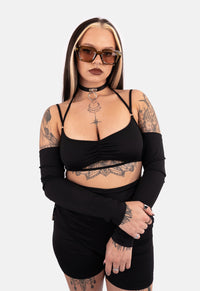 Keres Underbust Cut Out Top