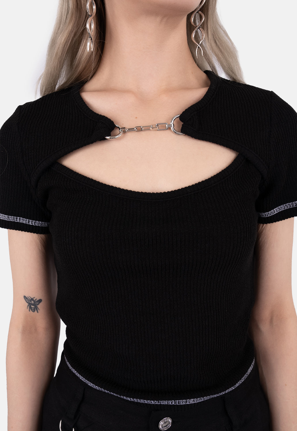 Kye Front Cut Out Top