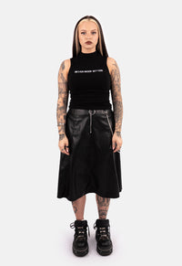 Lamia High Neck Tank Top