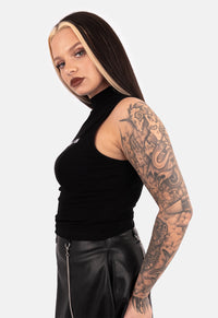 Lamia High Neck Tank Top