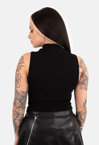 Lamia High Neck Tank Top