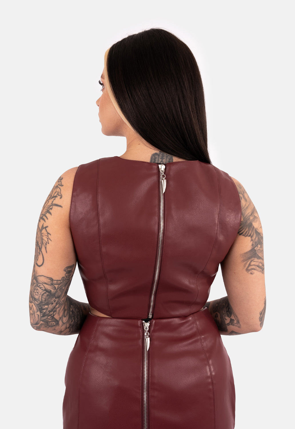 Lilith PU Corset Top