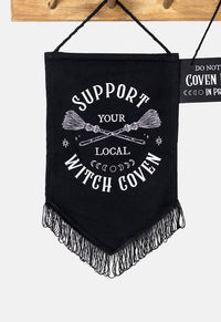 Local Witch Hanging Banner