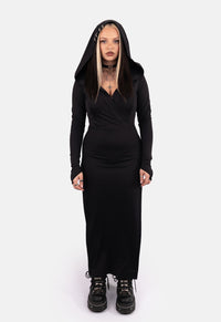 Maleificent Hooded Maxi Dress