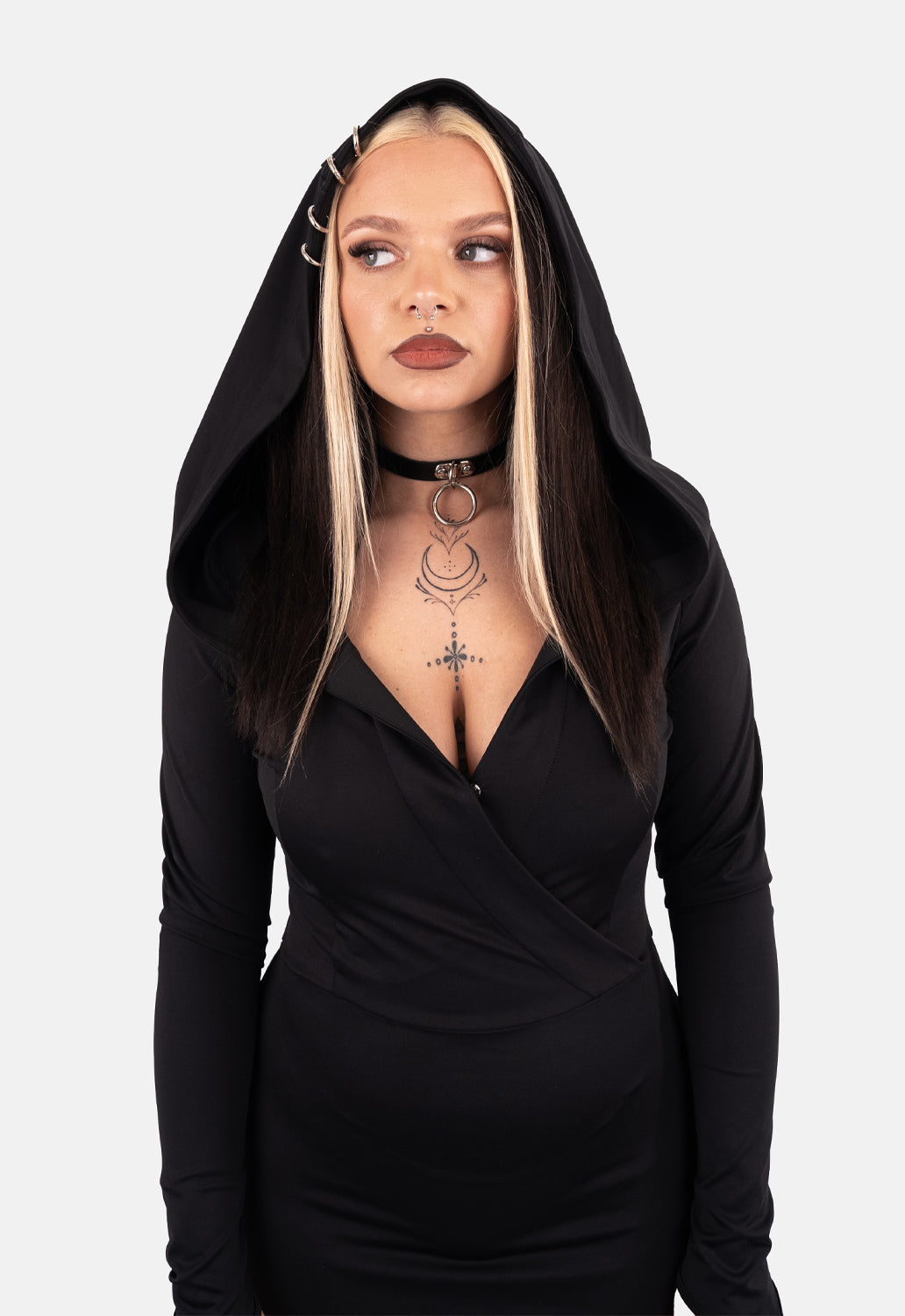 Maleificent Hooded Maxi Dress