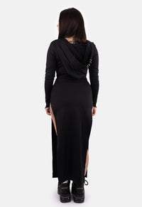 Maleificent Hooded Maxi Dress