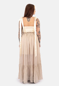Marmarcia Tie Strap Maxi Skirt