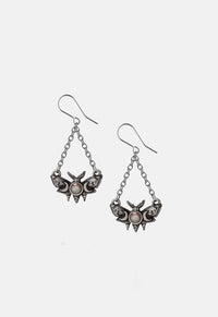 Lunar Moth Earrings