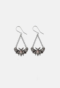Lunar Moth Earrings
