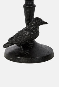Mystic Raven Pillar Candle Holder
