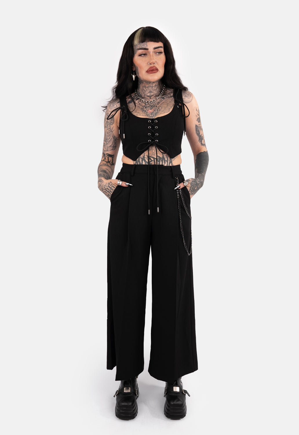 Nerissa Lace Up Corset Top