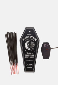 Deadly Nightshade Incense Sticks & Holder