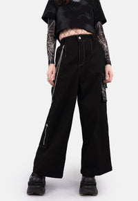 Nova Wide Leg Cargo Trousers