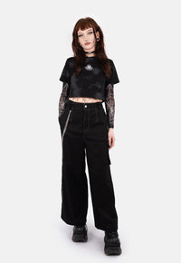 Nova Wide Leg Cargo Trousers