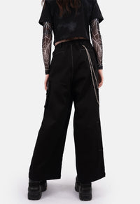 Nova Wide Leg Cargo Trousers