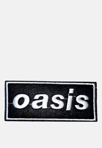 White Square Logo Patch