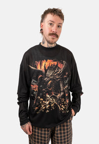 Ozzy Double Layer Long Sleeved Top