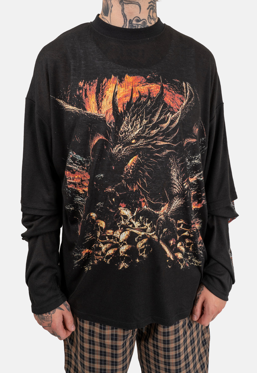 Ozzy Double Layer Long Sleeved Top