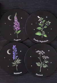 Poisonous Plants Coaster Set
