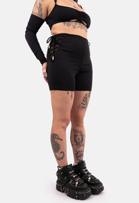Polana Lace Up Biker Short