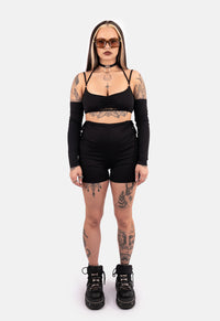 Polana Lace Up Biker Short