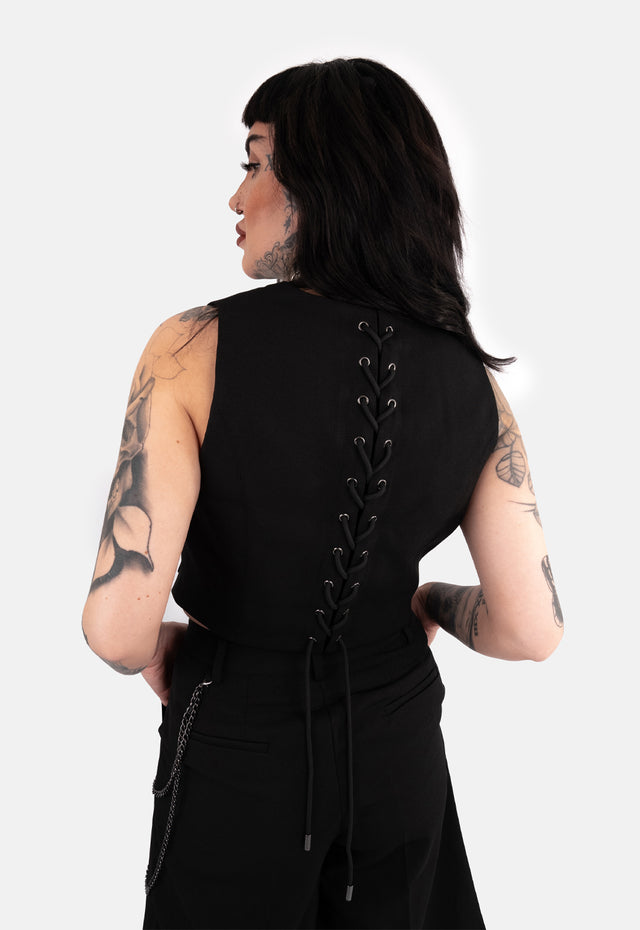 Pythia Strap Front Waistcoat