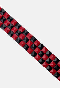Triple S Studded Leather Belt