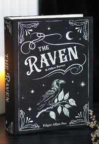 Raven Book Shaped Storage Box