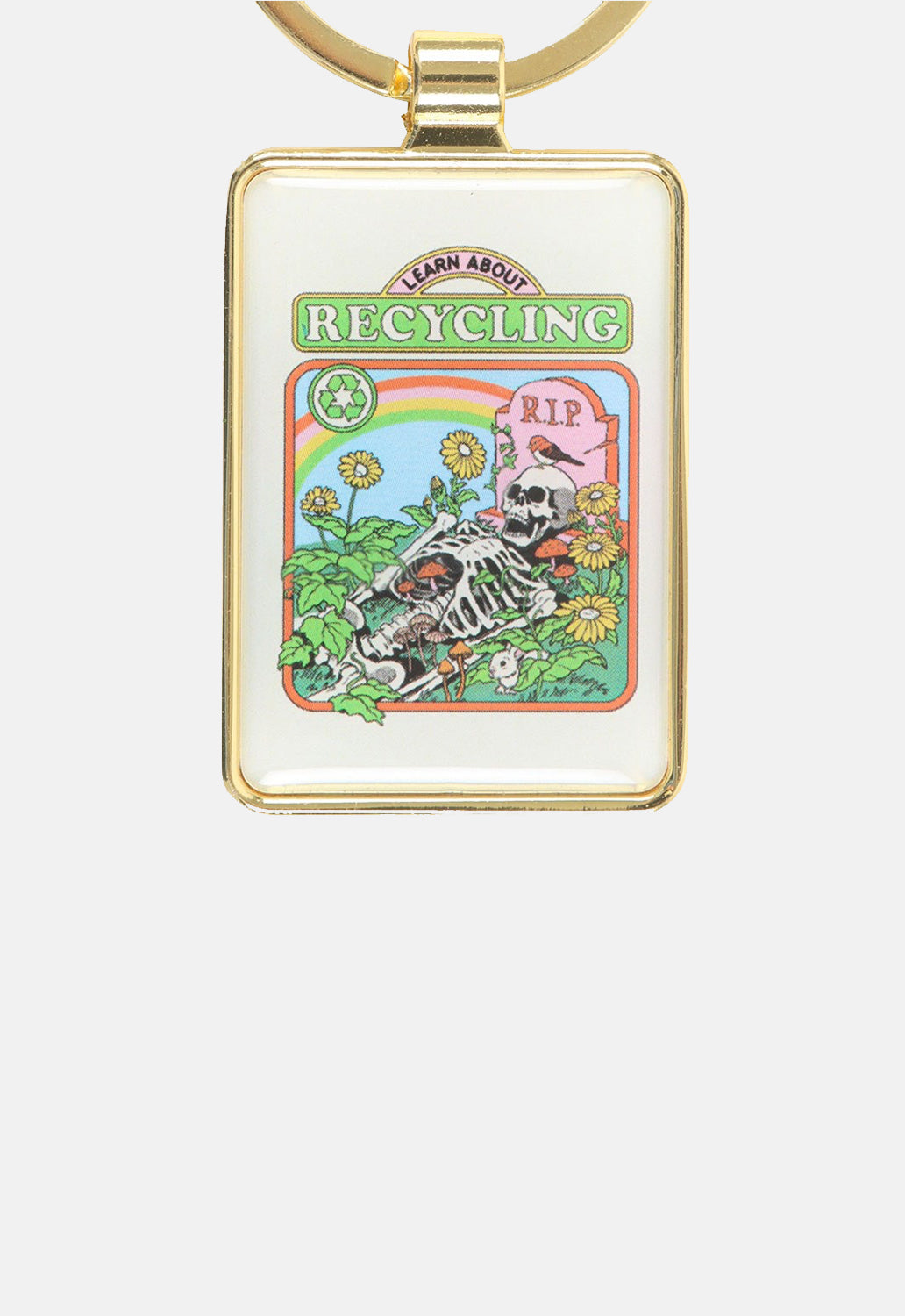 Recycling Keyring