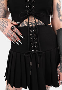 Rhianna Pleated Mini Skirt