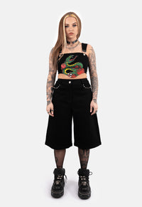 Rizzo Printed Denim Corset Top