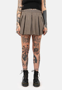 Rosalie Inverted Pleat Mini Skirt