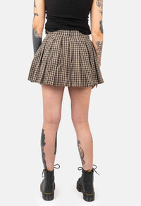 Rosalie Inverted Pleat Mini Skirt