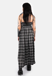 Rowena Check Strap Maxi Dress