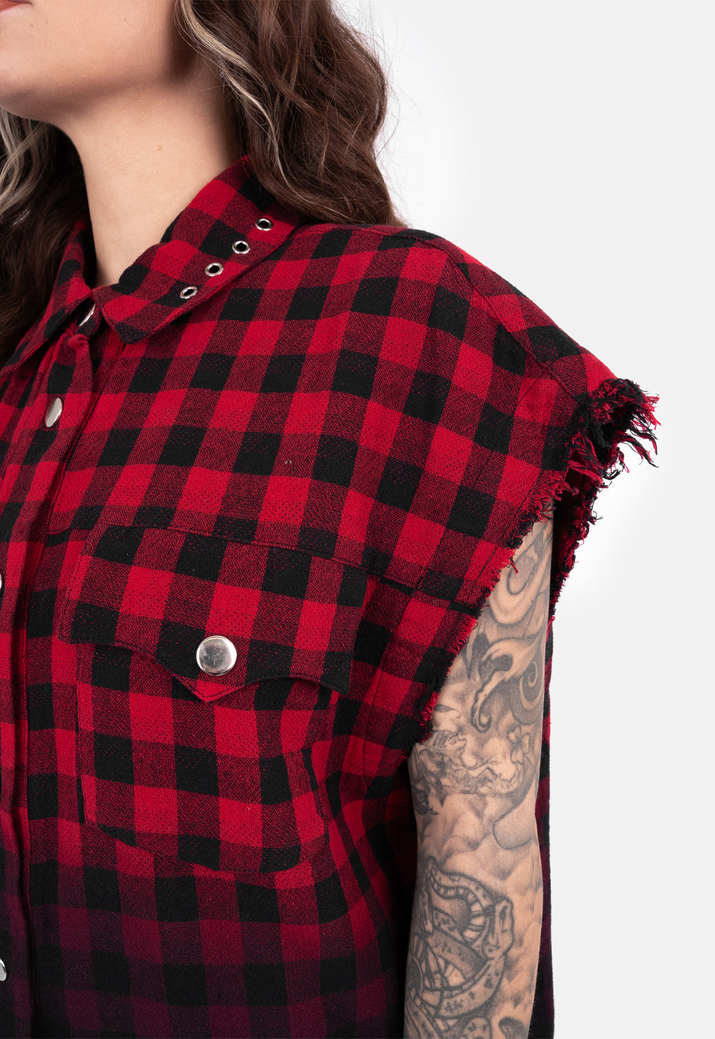 Roxy Oversized Dip Dye Vest