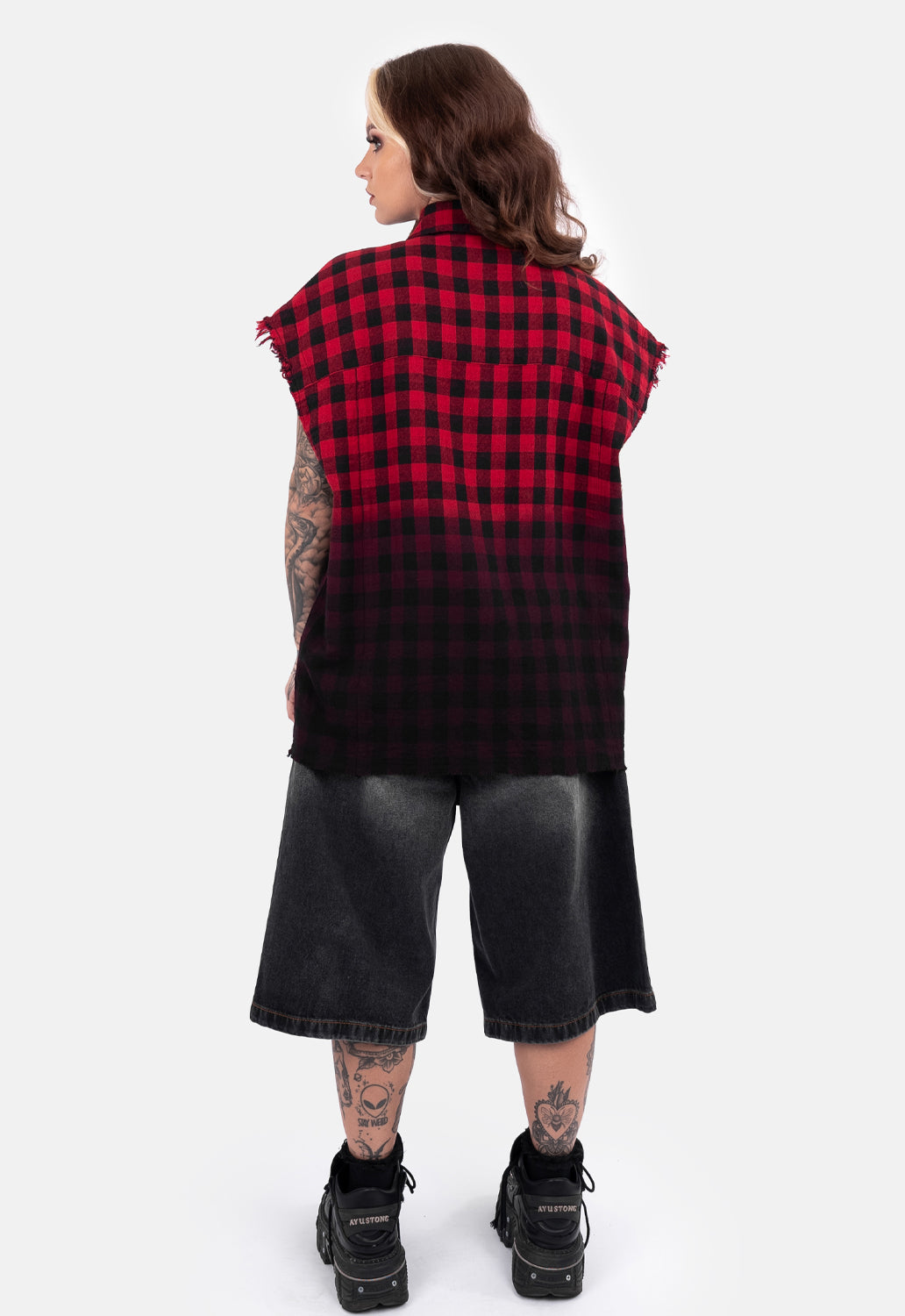 Roxy Oversized Dip Dye Vest